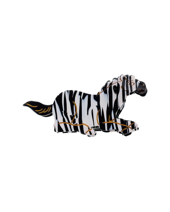 Haarklammer Zebra