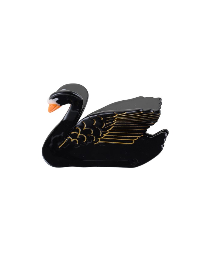 Haarklammer Schwan