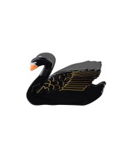 Haarklammer Schwan