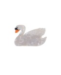Haarklammer Schwan