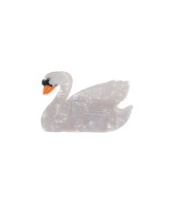 Haarklammer Schwan