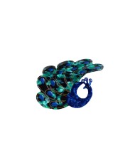 Haarklammer Pfau