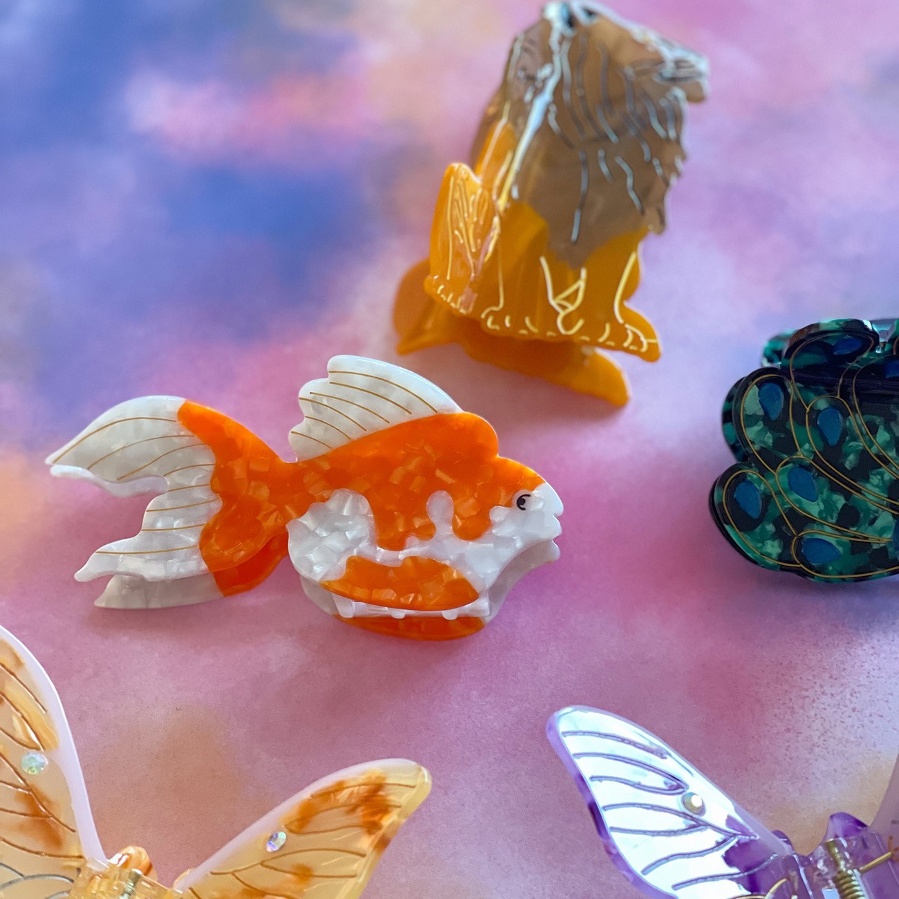 Haarklammer Goldfisch, Ansicht 2