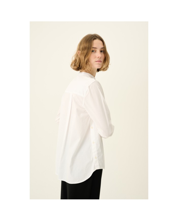 Sofie Organic Garment Dyed Poplin Bluse
