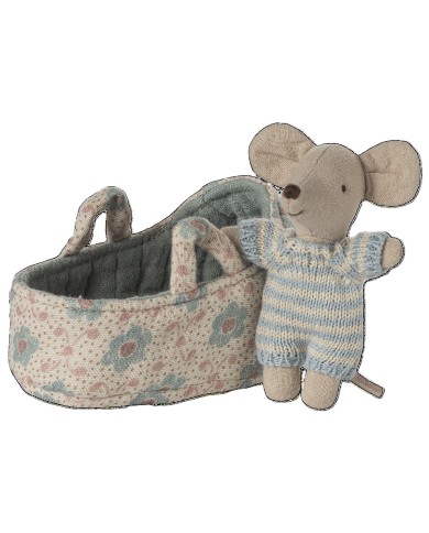 Babymaus in Tragetasche