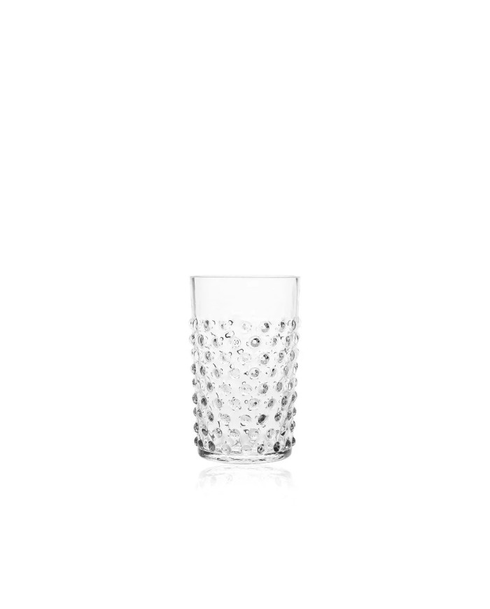 Trinkglas HOBNAIL klar