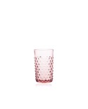 Trinkglas HOBNAIL rosa