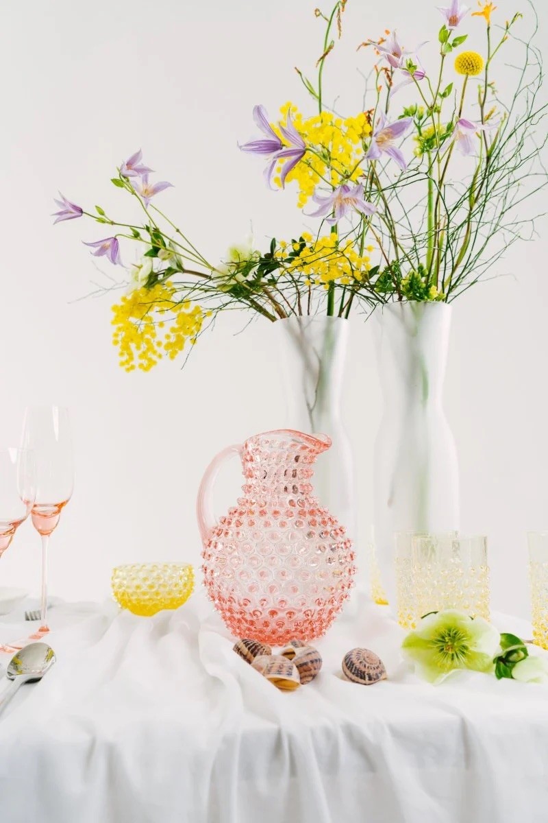 Krug HOBNAIL rosa, Ansicht 3