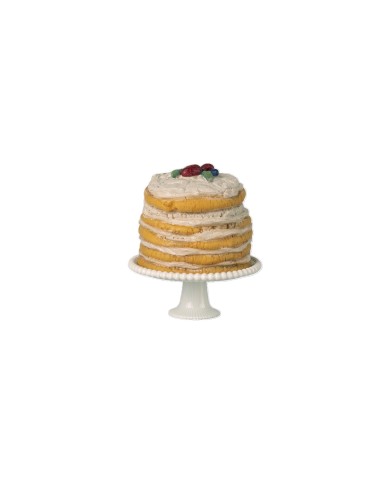 Partykuchen und Kuchenplatte. Maus