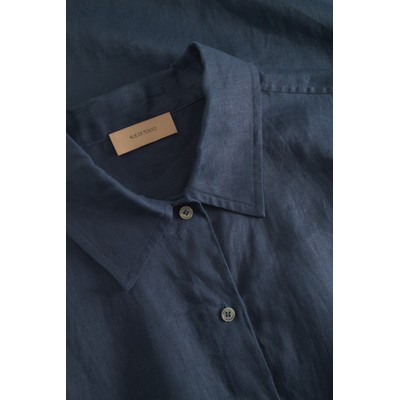 Duri Solid Linen Kleid, Ansicht 3