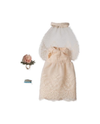 Hochzeitskleid. Mama Maus