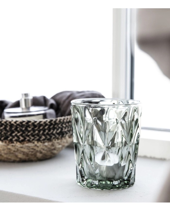 Teelichtglas Facet