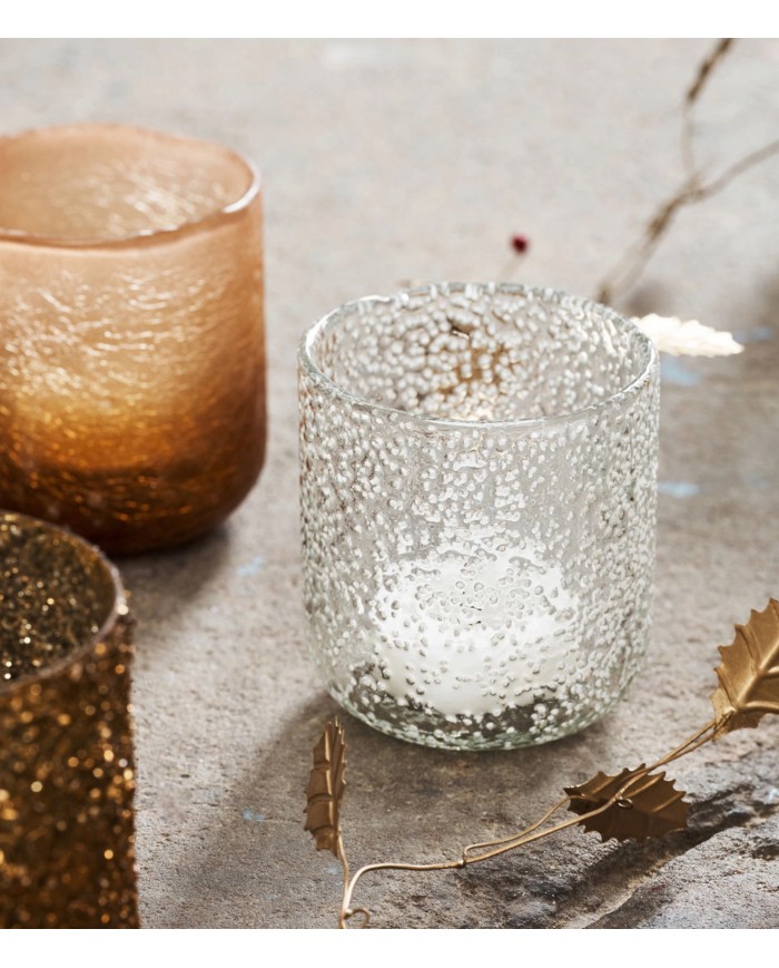 Teelichtglas Snow