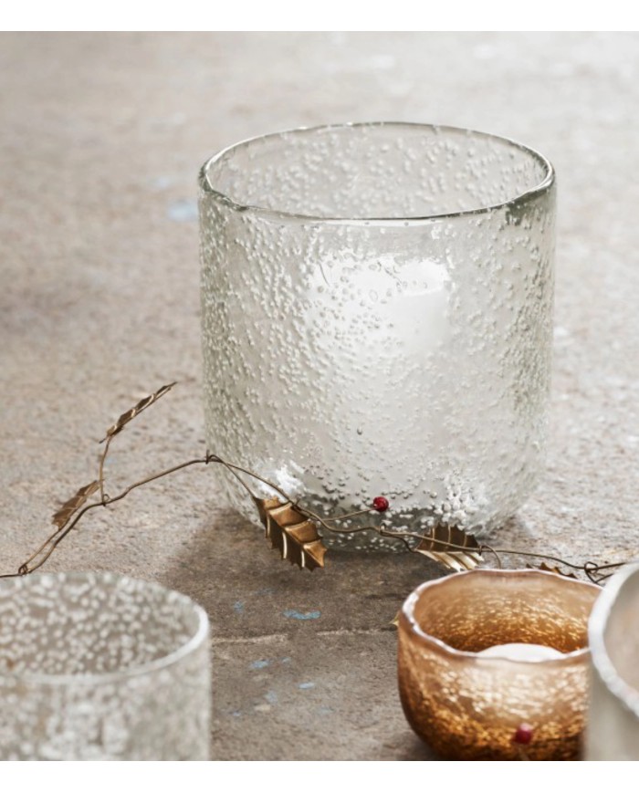 Teelichtglas Snow