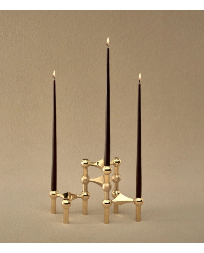 Nagel Kerzenhalter Messing