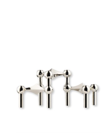 Nagel Kerzenhalter Chrom Set