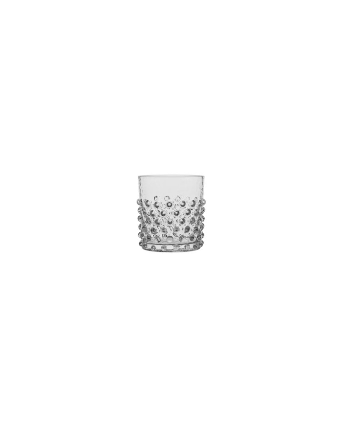 Trinkglas HOBNAIL klar
