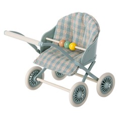 Kinderwagen - Babymäuse, in Mintgrün von Maileg