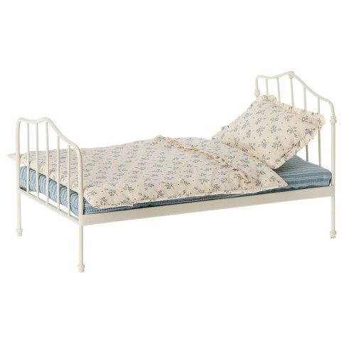 Miniaturbett in Blau von Maileg