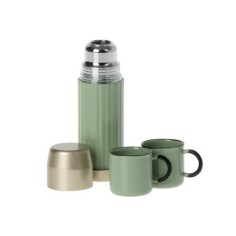 Thermoskanne und Tassen in Mint von Maileg