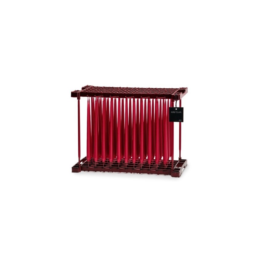 Kerze Frame in Rot