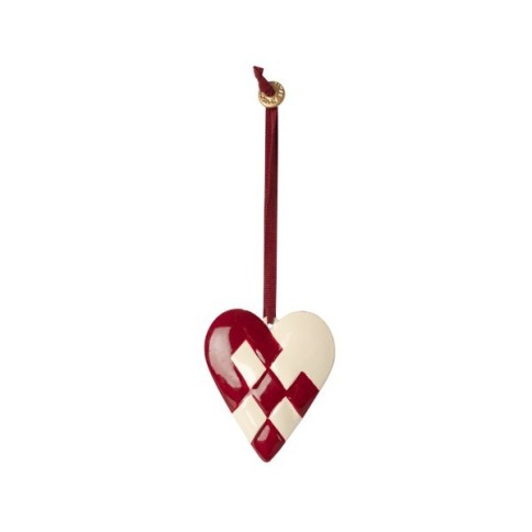 Metallornament- Herz in Rot von Maileg