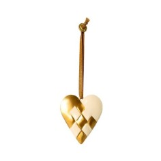 Metallornament- Herz, in Gold von Maileg