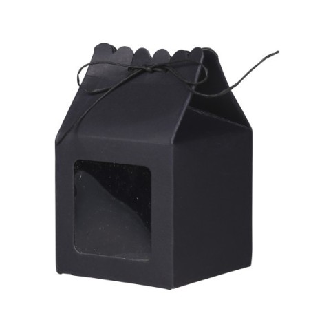Geschenktüte mit gewelltem Rand  Schwarz von Chic Antique