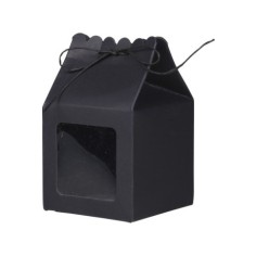 Geschenktüte mit gewelltem Rand  Schwarz von Chic Antique