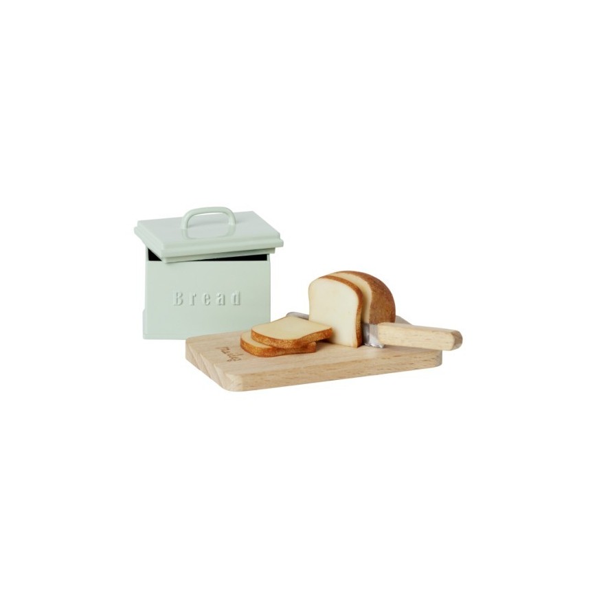 Miniatur Brot Box mit Schneidebrett
