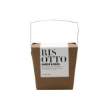 Risotto mit Käse und Basilikum