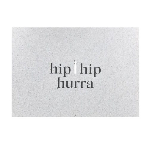 Postkarte Hip-hip-hurra
