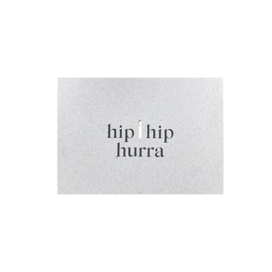 Postkarte Hip-hip-hurra