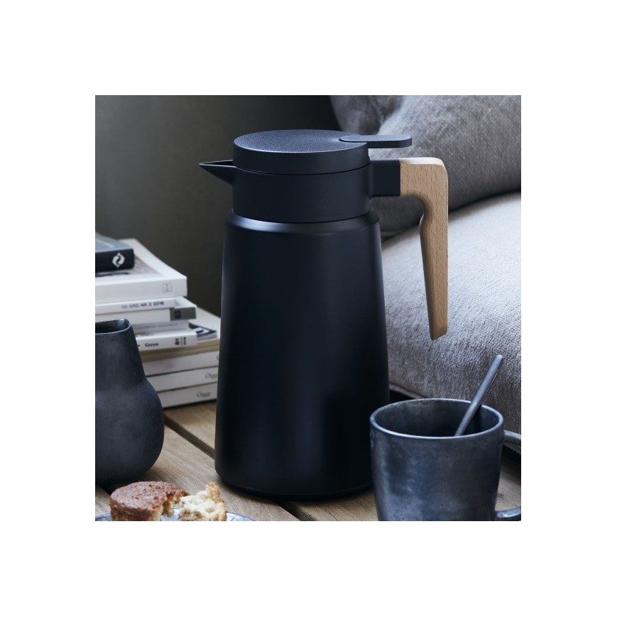 Thermoskanne- Cole in Schwarz von house doctor