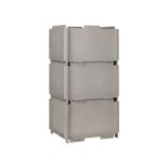 Aufbewahrungsbox Stacie Grau