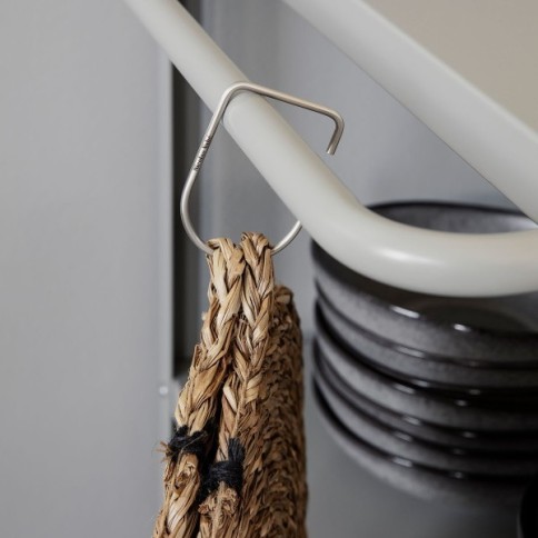 Haken Silber Finish Set von house doctor
