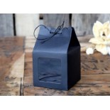 Geschenktüte mit gewelltem Rand  Schwarz von Chic Antique