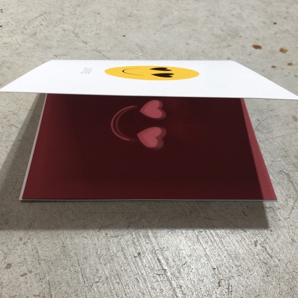Karte- Smiley, Ansicht 3
