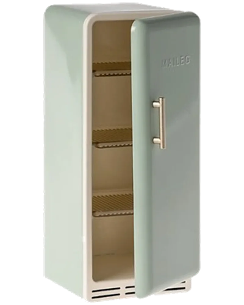 Miniatur Kühlschrank in Mint, Ansicht 2