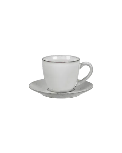Tasse mit Untertasse Nordic Sand von Broste Copenhagen