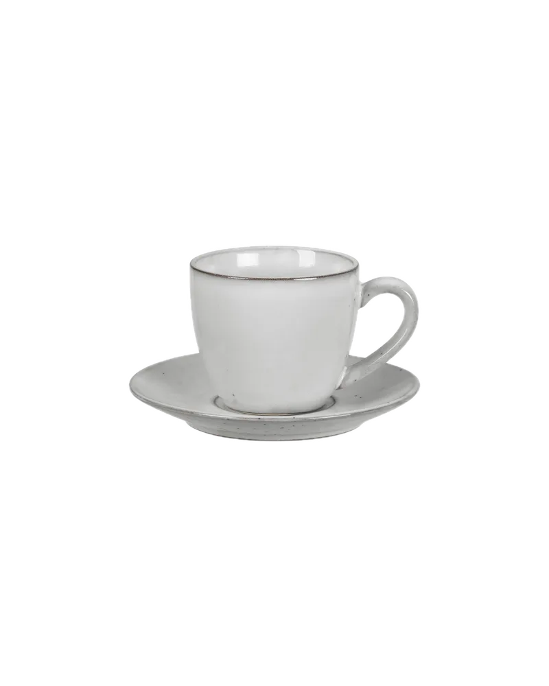 Tasse mit Untertasse Nordic Sand von Broste Copenhagen