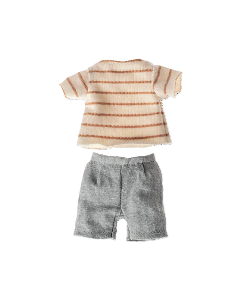 Gestreifte Bluse und Shorts von Maileg