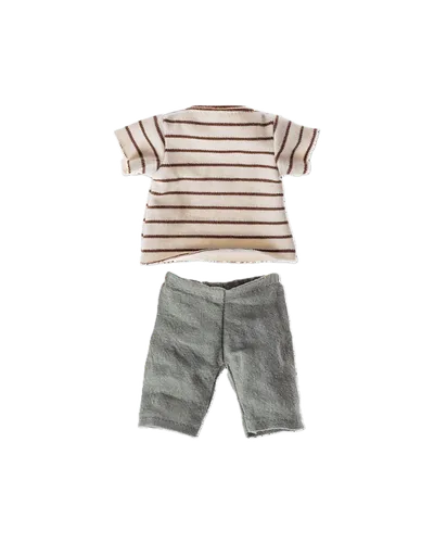 Gestreifte Bluse und Shorts von Maileg