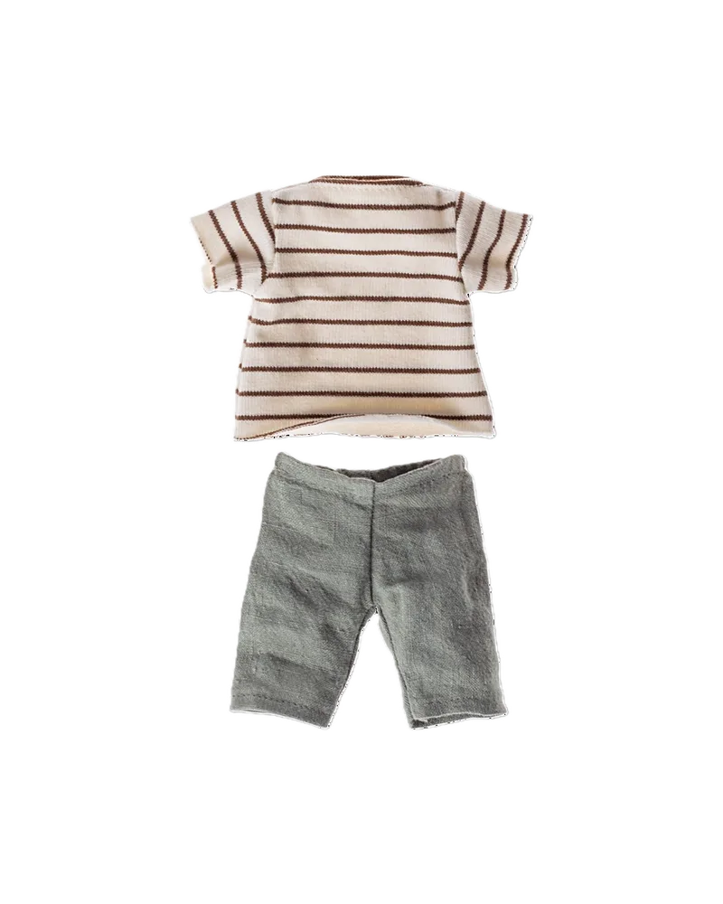 Gestreifte Bluse und Shorts von Maileg