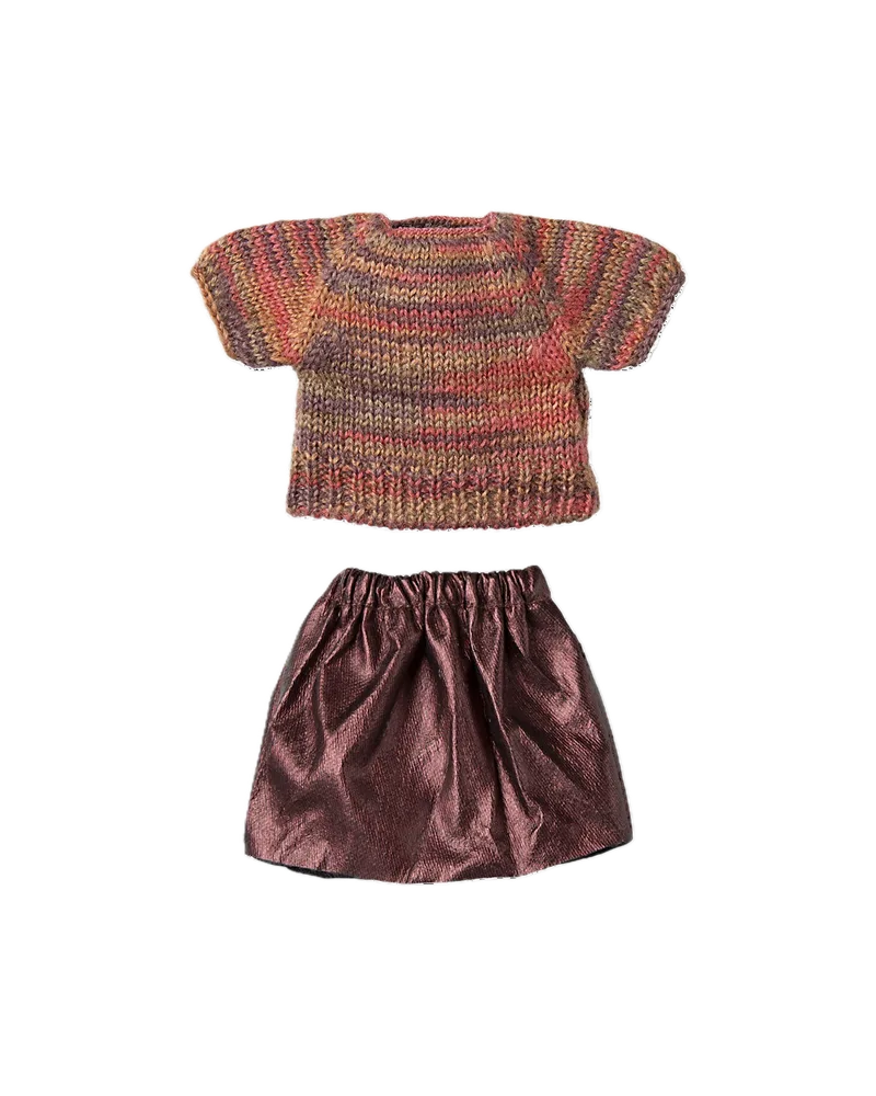 Rock und Strickbluse von Maileg