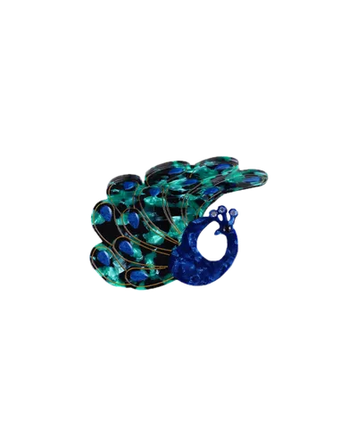 Haarklammer Pfau von By Stær