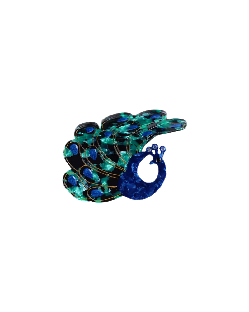 Haarklammer Pfau von By Stær
