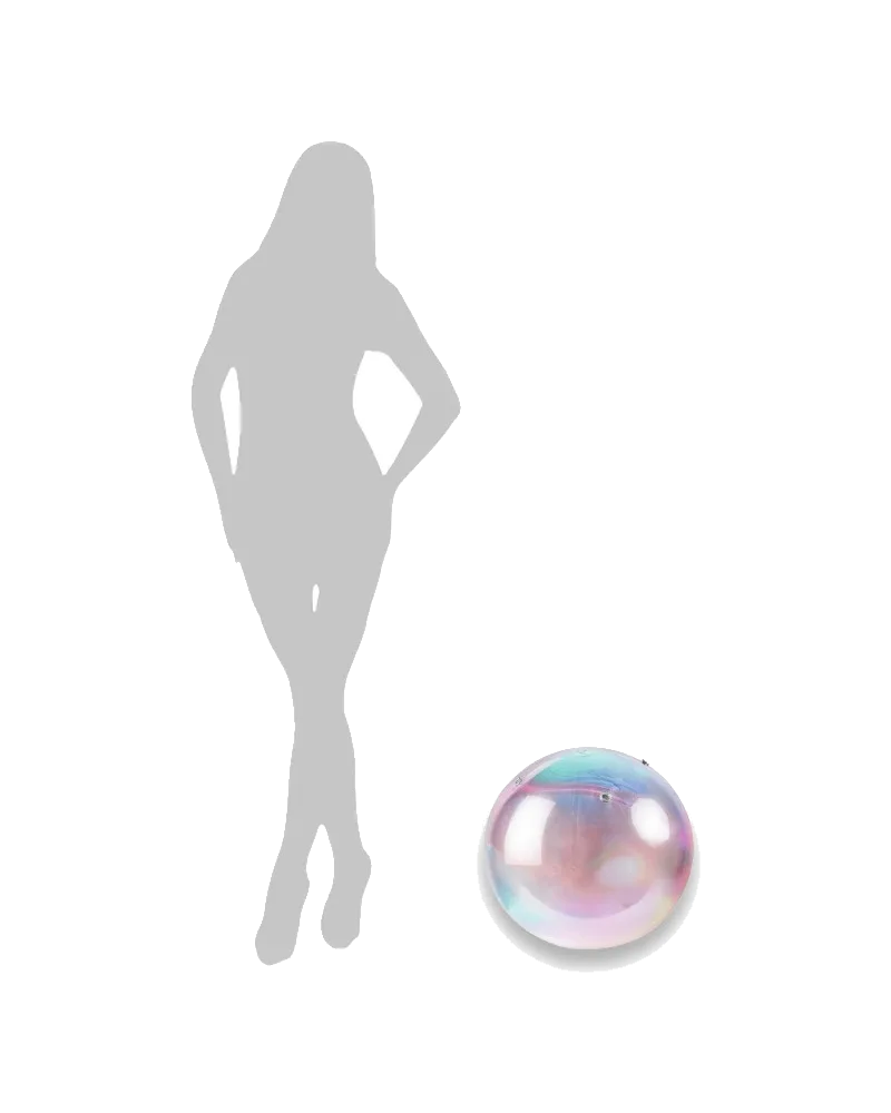 Ballon, irisierend, Ø 40 cm, Ansicht 3