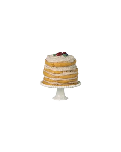 Partykuchen und Kuchenplatte. Maus von Maileg