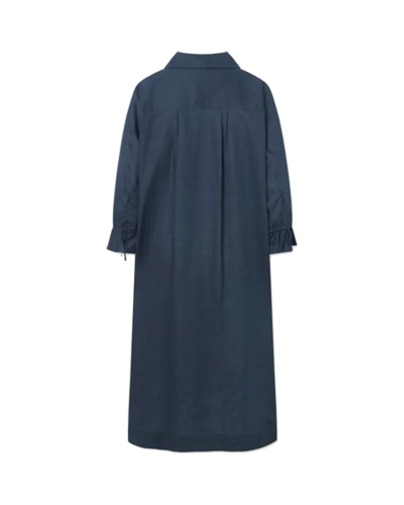 Duri Solid Linen Kleid, Ansicht 2